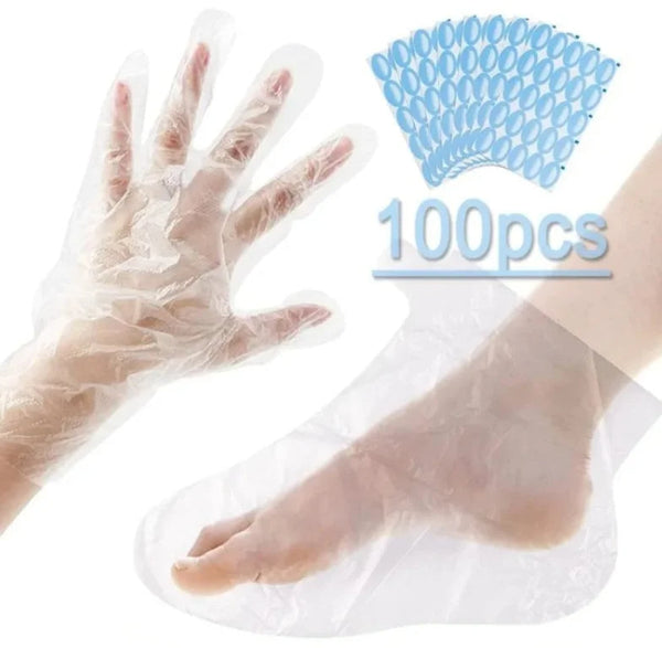 Transprent Disposable Hand Foot Bags100PCS