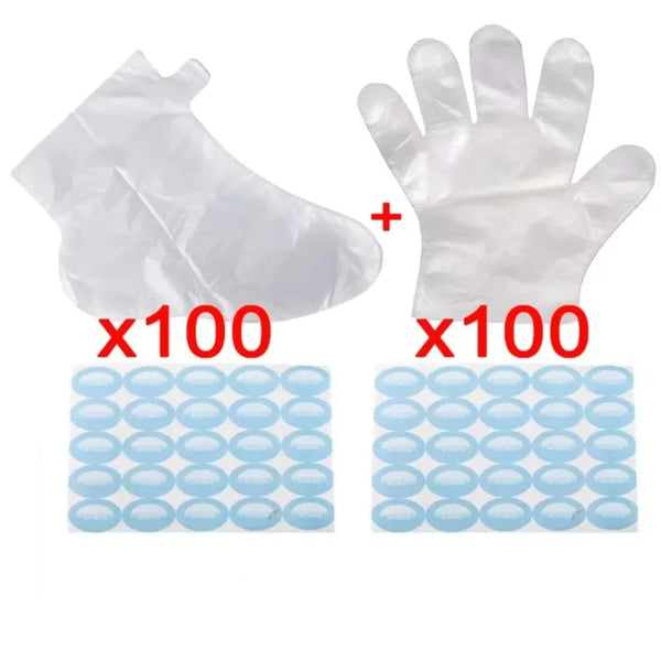 Transprent Disposable Hand Foot Bags100PCS