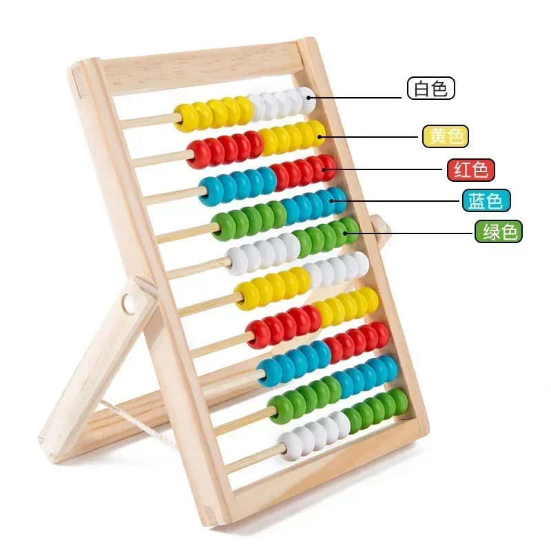 Classic Wooden Educational Counting Toy 100