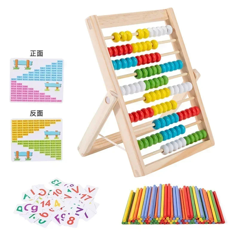 Classic Wooden Educational Counting Toy 100